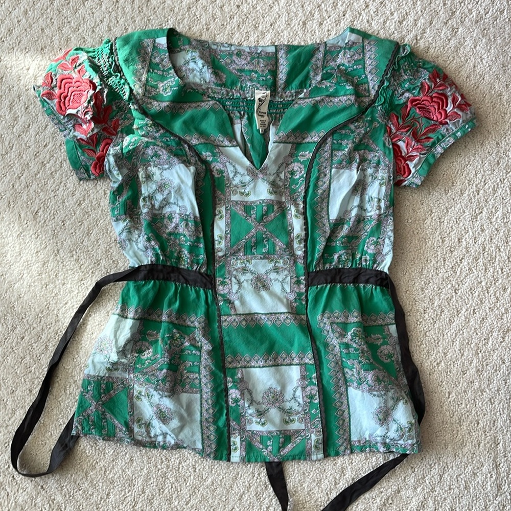 Anthropologie Floreat size 2 top